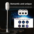 Galaxy Star Projector — A Starry Ceiling for Your Car & Bedroom, Plugs into USB